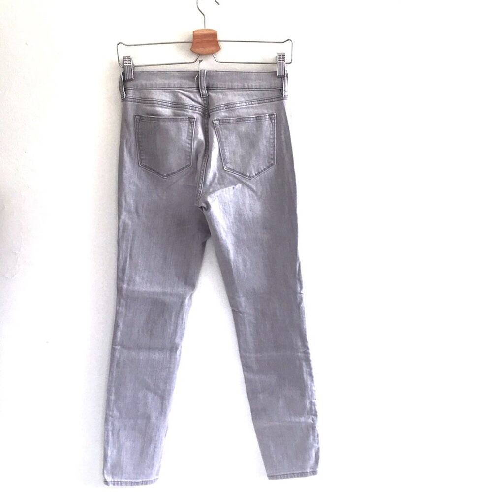 J. Crew women’s skinny jeans gray sz 26 distressed - Picture 4 of 8